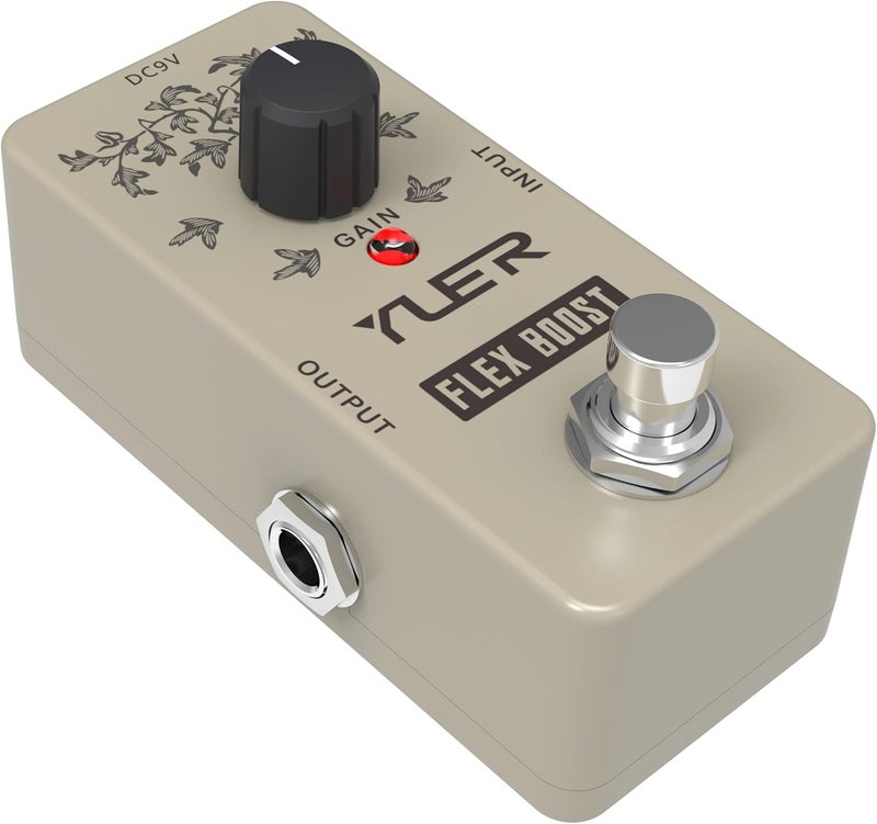 Kmise Flex Boost, Guitar Effects Pedal, Mini Single Type, True Bypass, DC 9V, for Electric Guitar and Bass - Image 1